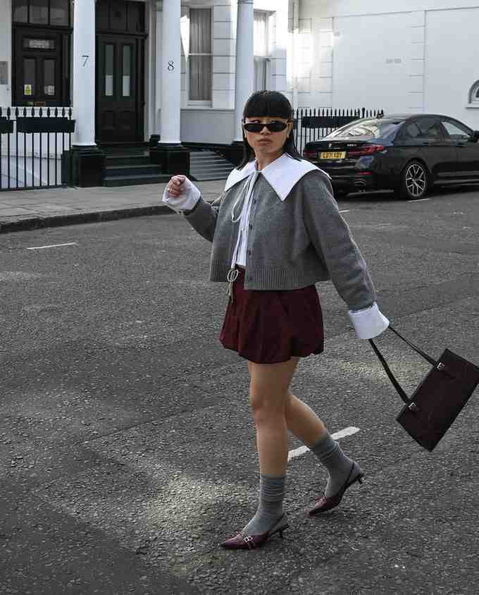 White-shirt-with-maroon-pleated-skirt-fall-skirt-style.jpg