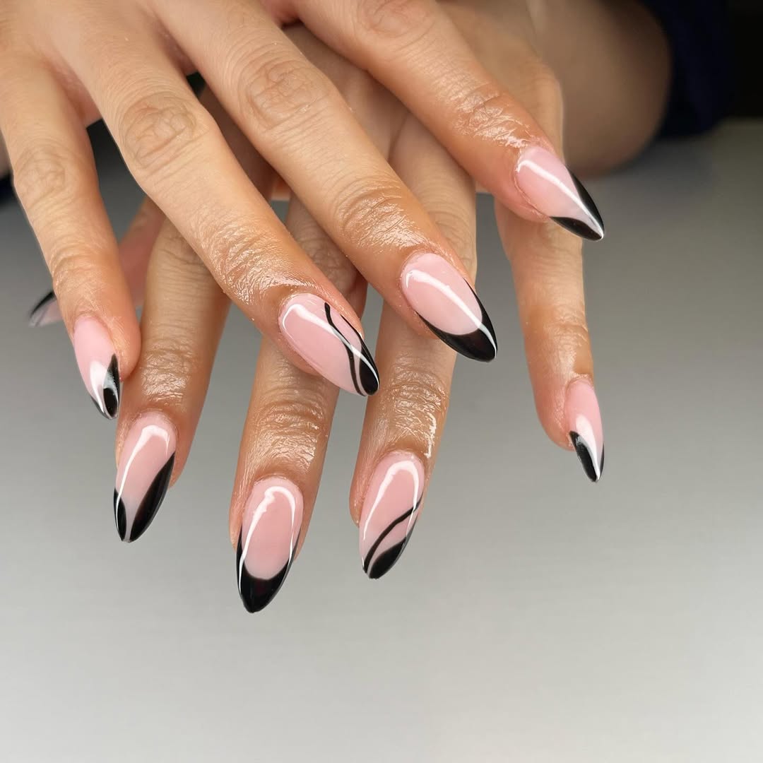 Blush-nails-black-curved-tips.jpeg